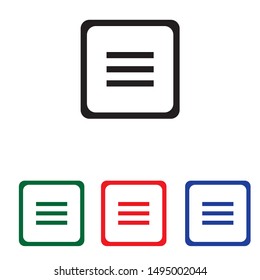 text paper icon vector illustration
