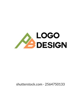 text PB symbol decoration vector design