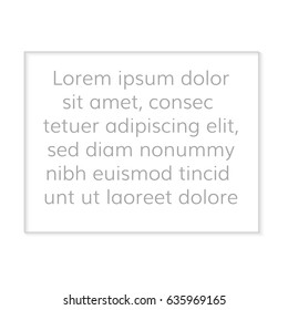 Text place for web social network post  mem frame place for message  joke quote 