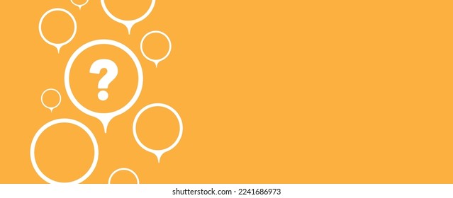 text with question mark on white background