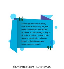 Text in quotation marks. Quote design element. Typed text, calligraphy. For posters, banners, leaflets and brochures.