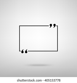 Text quote sign
