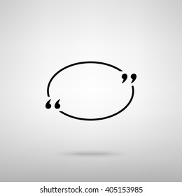 Text quote sign