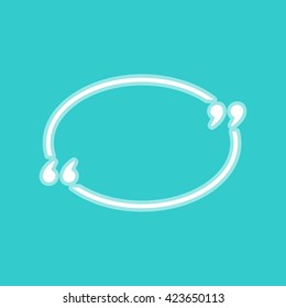 Text quote sign