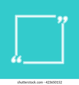 Text quote sign