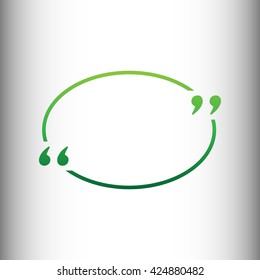 Text quote sign