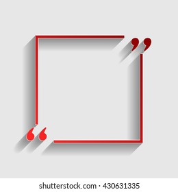 Text quote sign