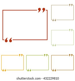 Text quote sign