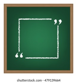 Text quote sign. Flat style black icon on white.