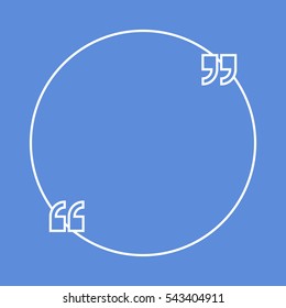 Text quote symbol