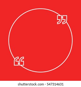 Text quote symbol