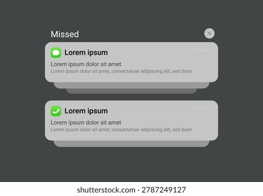 Text screen interface ui chat. Smartphone mockup icon vector layout template app screen.