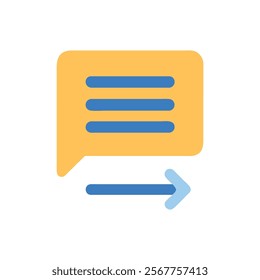 Text Sender Icon for Outgoing Messages