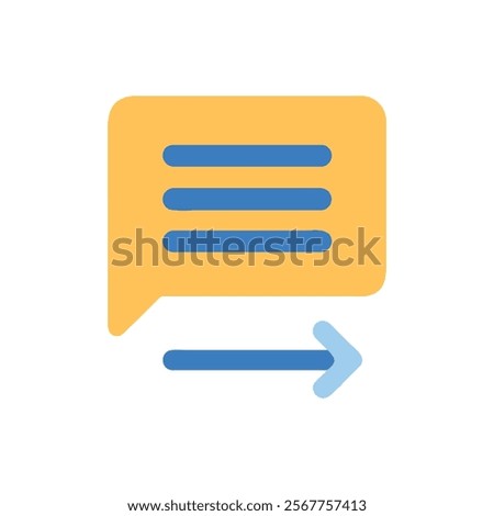 Text Sender Icon for Outgoing Messages