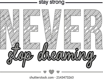Text Slogans Tshirt Print Design