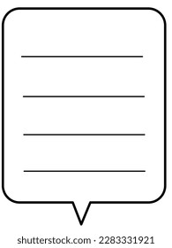 text speech bubble, conversation, dialog