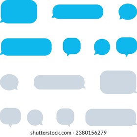 Text speech bubble message mobile phone vector