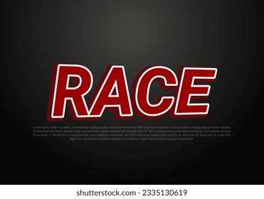 Text style effect with text style graphic element.