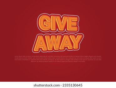 Text style effect with text style graphic element.