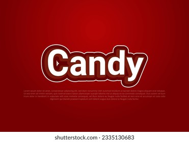 Text style effect with text style graphic element.