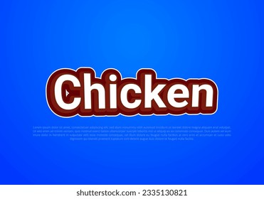 Text style effect with text style graphic element.