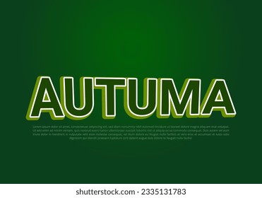 Text style effect with text style graphic element.