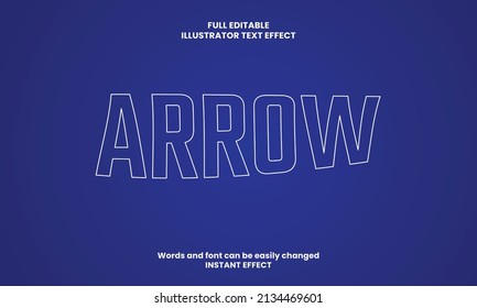 Text Style Effects Template. Modern alphabet fonts. 3d bold style Text Style Effects use for logo and business brand.