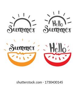 Text summer sale promotion element shopping,summer promo,holidays on the beach,web banner template background vector 3D style