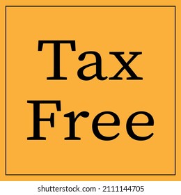 Text tax isolated on background. Financial concept
