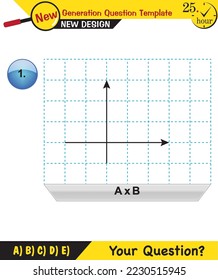 Text Templates - for teachers, next generation question examples, editable text fields, eps, vector