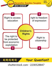 Text Templates - for teachers, next generation question examples, editable text fields, eps, vector