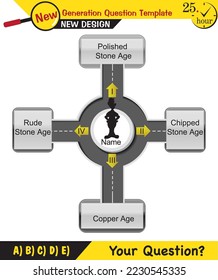 Text Templates - for teachers, next generation question examples, editable text fields, eps, vector