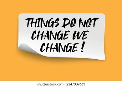 Text things do not change we change on the short note texture background