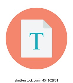 Text Tool Colored Vector Icon
