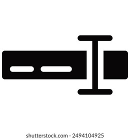Textwerkzeugsymbol mit Symbolstil