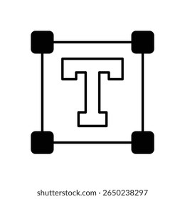 Text-Tool-Symbol, Vektorgrafik