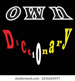 Text tool use own Dictionary design