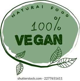 text vector design illustration with nature green color theme suitable for health theme, nature, background, sticker, template, label, banner