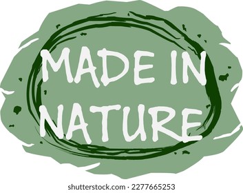 text vector design illustration with nature green color theme suitable for health theme, nature, background, sticker, template, label, banner