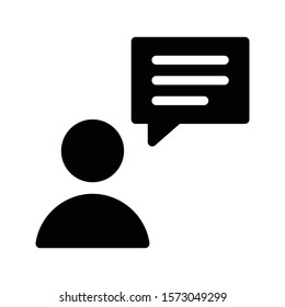 text vector glyph flat icon 