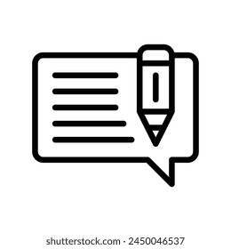 Symbol für Textzeile Vektorgrafik