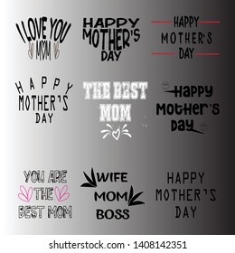 text vector for mother's day