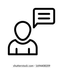 text vector thin line icon 