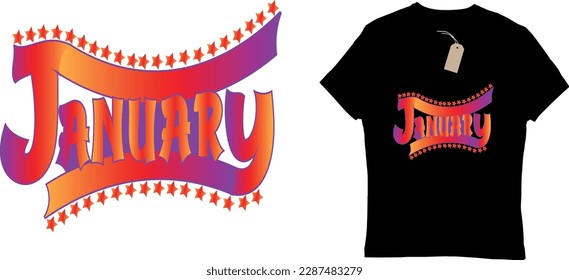 The text vector t-shirt design