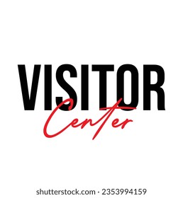 Textbesucherzentrum, Vektorgrafik