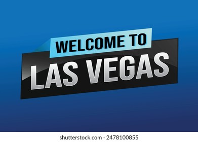 text word welcome to LV Las Vegas city USA icon logo poster vector modern design graphic can use banner, flyer, web, slot casino, hotel, sport event, special promo tour trip vacation holiday

