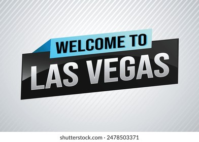 text word welcome to LV Las Vegas city USA icon logo poster vector modern design graphic can use banner, flyer, web, slot casino, hotel, sport event, special promo tour trip vacation holiday

