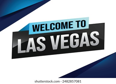 text word welcome to LV Las Vegas city USA icon logo poster vector modern design graphic can use banner, flyer, web, slot casino, hotel, sport event, special promo tour trip vacation holiday

