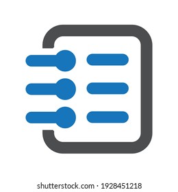 Text write icon.page,paper,note (vector illustration)
