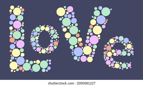 Text writing image. Love text background wallpaper
